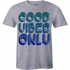 Good Vibes Only Fashion Funny Slogan Quote T-shirt